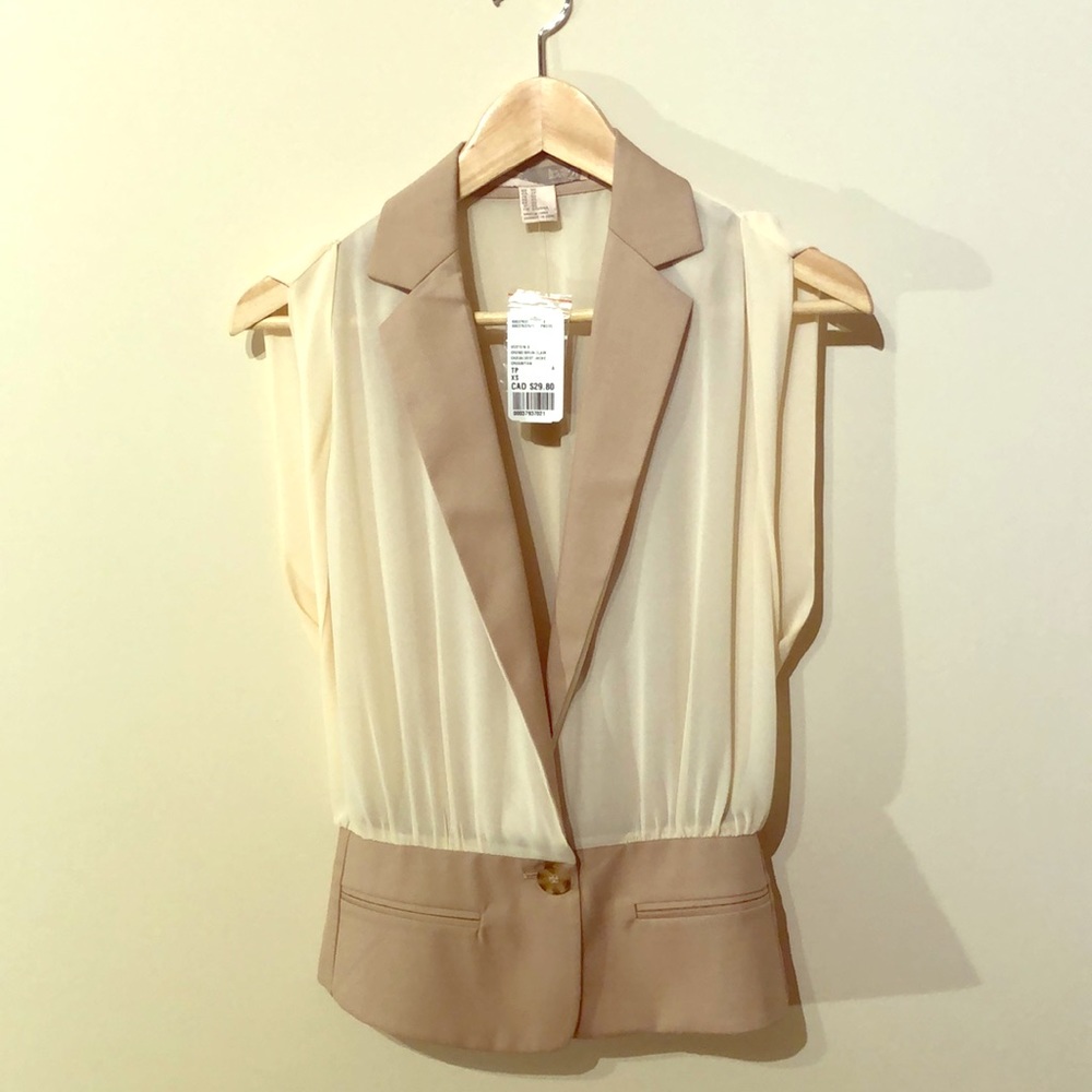 Forever21 Sheer mesh vest